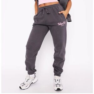 White Fox Gray Sweatpants (worn ONCE)